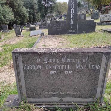MACLEOD Gordon Campbell 1917-1974