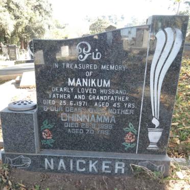 NAICKER Manikum -1971 &amp; Chinnamma -1999