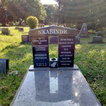 NKABINDE Sonboy Petros 1938-2003