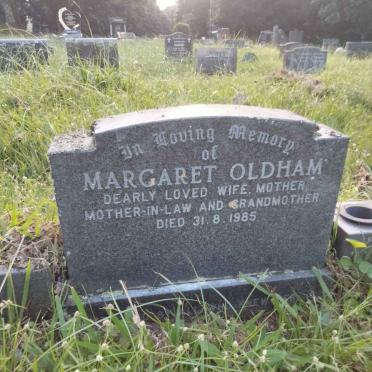 OLDHAM Margaret -1985