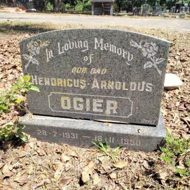OGIER Hendricus Arnoldus 1931-1990