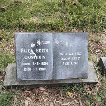 OOSTHUIS Hilda Edith 1894-1980