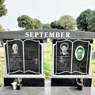 SEPTEMBER Patrick Christopher Muziwakhe 1943-2011 :: SEPTEMBER David Msawenkosi 1954-1992