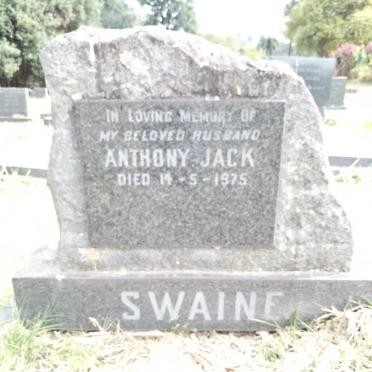SWAINE Anthony Jack -1975