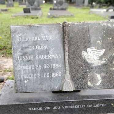 SAUERMAN Hennie 1929-1999