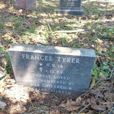 TYRER Frances 1914-1989