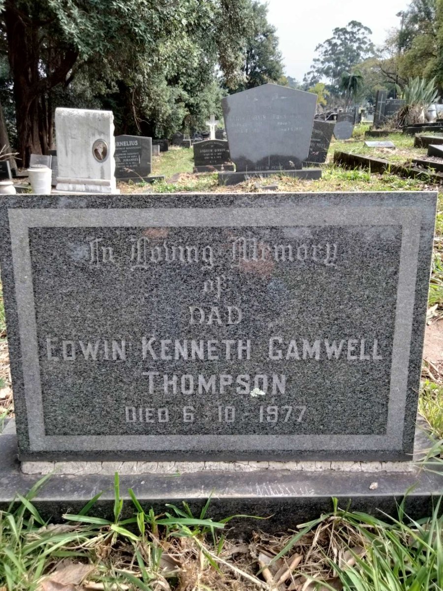 THOMPSON Edwin Kenneth Gamwell -1977