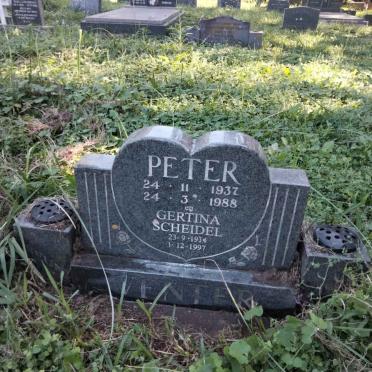 VENTER Peter 1937-1988 :: SCHEIDEL Gertina 1914-1997