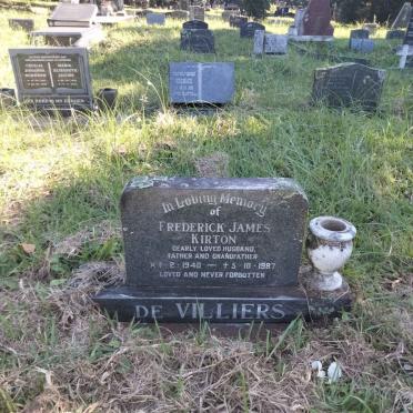 VILLIERS Frederick James Kirton, de 1940-1987