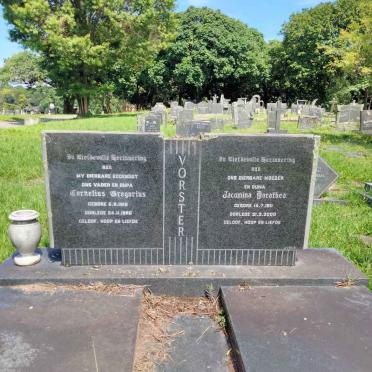 VORSTER Cornelius Gregorius 1910-1980 & Jacomina Dorothea 1911-2000