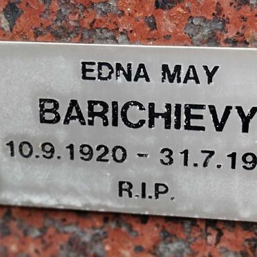 BARICHIEVY Edna May 1920-1990