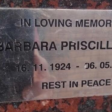 SKEA Barbara Priscilla 1924-2004