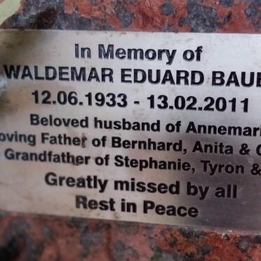BAUER Waldemar