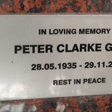 GRANT Peter Clarke 1935-2013