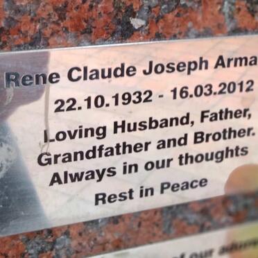 ARMANSIN Rene Claude Joseph 1932-2012
