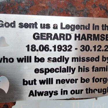 HARMSEN Gerard 1932-2009