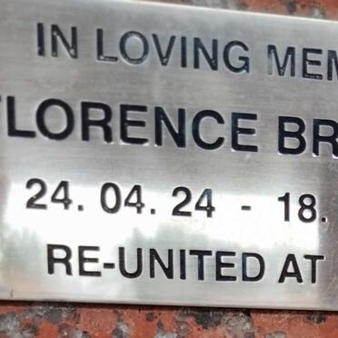 BRIDGER Florence 1924-1976