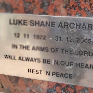 ARCHARY Luke Shane 1972-2005