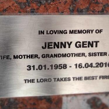GENT Jenny 1958-2016
