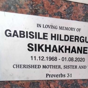 SIKHAKHANE Gabisile Hilderguard 1968-2020