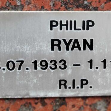RYAN Philip 1933-1994