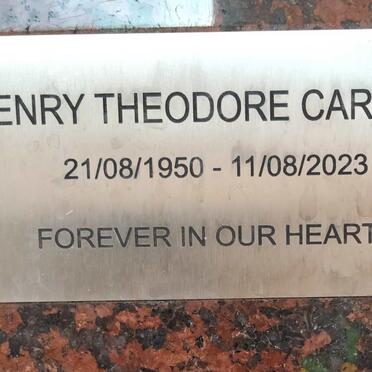 CARELSE Henry Theodore 1950-2023