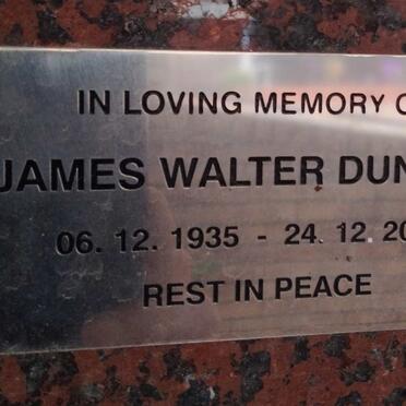 DUNCAN James Walter 1935-2003