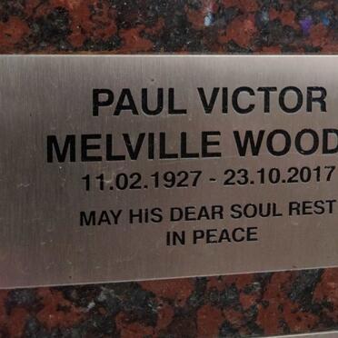 WOODS Paul Victor Melville 1927-2017