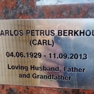 BERKHOUT Carlos Petrus 1929-2013