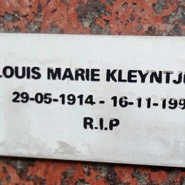 KLEYNTJENS Louis Marie 1914-1995