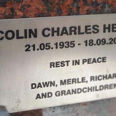 HERMON Colin Charles 1935-2017
