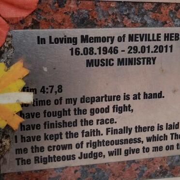 HEBRARD Neville 1946-2011