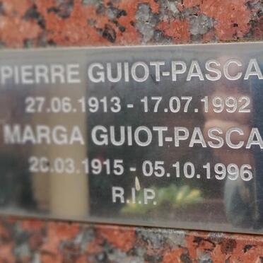 GUIOT-PASCAU Pierre 1913-1992 & Marga 1915-1996
