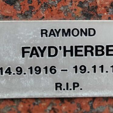 FAYD'HERBE Raymond 1916-1994