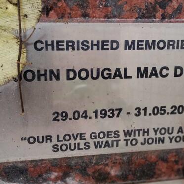 MACDONALD John Dougal 1937-2014