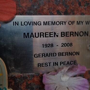 BERNON Maureen 1928-2008