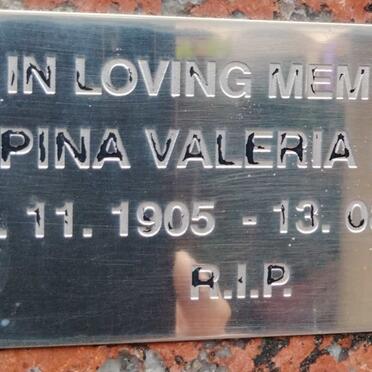 BEYER Pepina Valeria 1905-1996