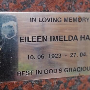 HARVEY Eileen Imelda 1923-1976