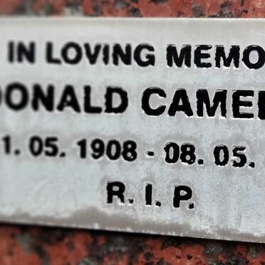 CAMERON Donald 1908-1995