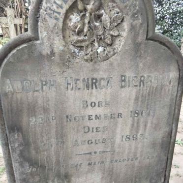 BIERBAUM Adolph Henrck 1865-1893