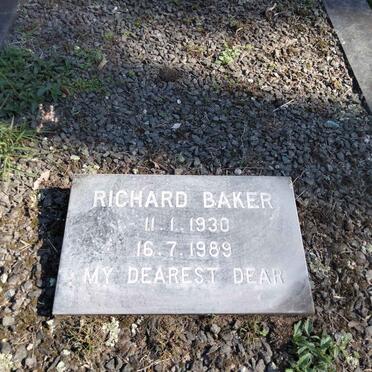 BAKER Richard 1930-1989