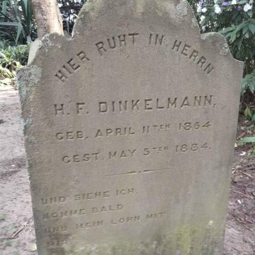DINKELMANN H.F. 1864-1884