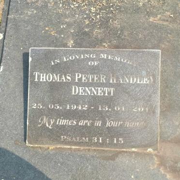 DENNETT Thomas Peter Handley 1942-201?