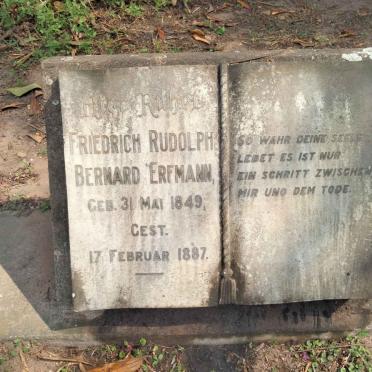 ERFMANN Friedrich Rudolph Bernard 1849-1887