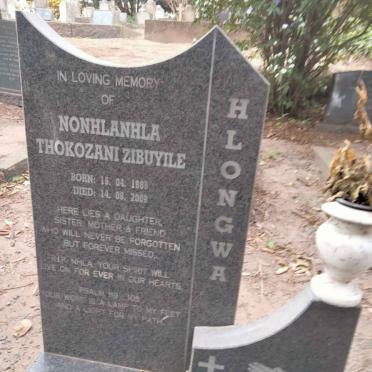 HLONGWA Nonhlanhla Thokozani Zibuyile 1988-2009