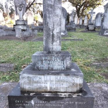 HARBORTH Heinrich D.L. 1892-1928