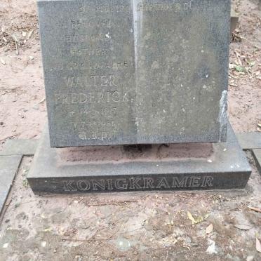 KONIGKRAMER Walter Frederick 1917-1981