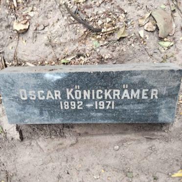 KONIGKRAMER Oscar 1892-1971
