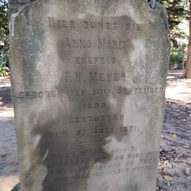 MEYER Anna Maria 1802-1871