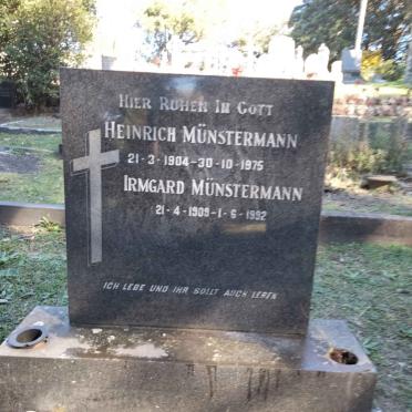 MUNSTERMANN Heinrich 1904-1975 &amp; Irmgard 1909-1992